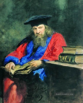 Porträt von Dmitry Mendeleev 1885 Ilya Repin Ölgemälde